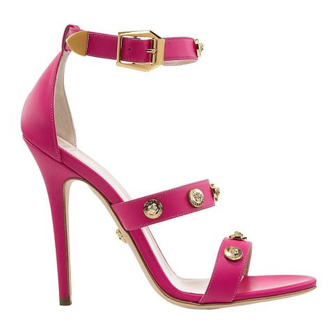 versace hot pink sandals|Versace high heel sandals pink.